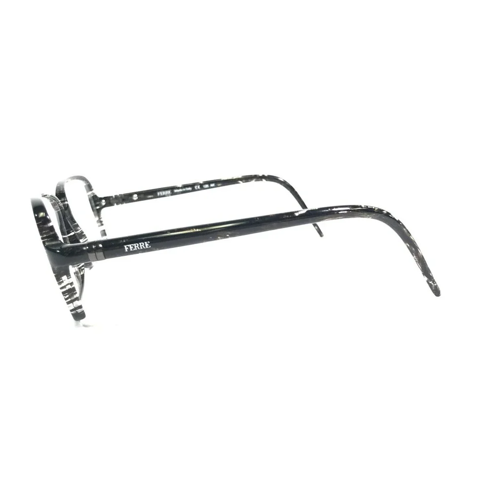Gianfranco Ferre GF05304 Eyeglasses Frames Marble Black Clear Square 54-16-125 - Picture 5 of 10